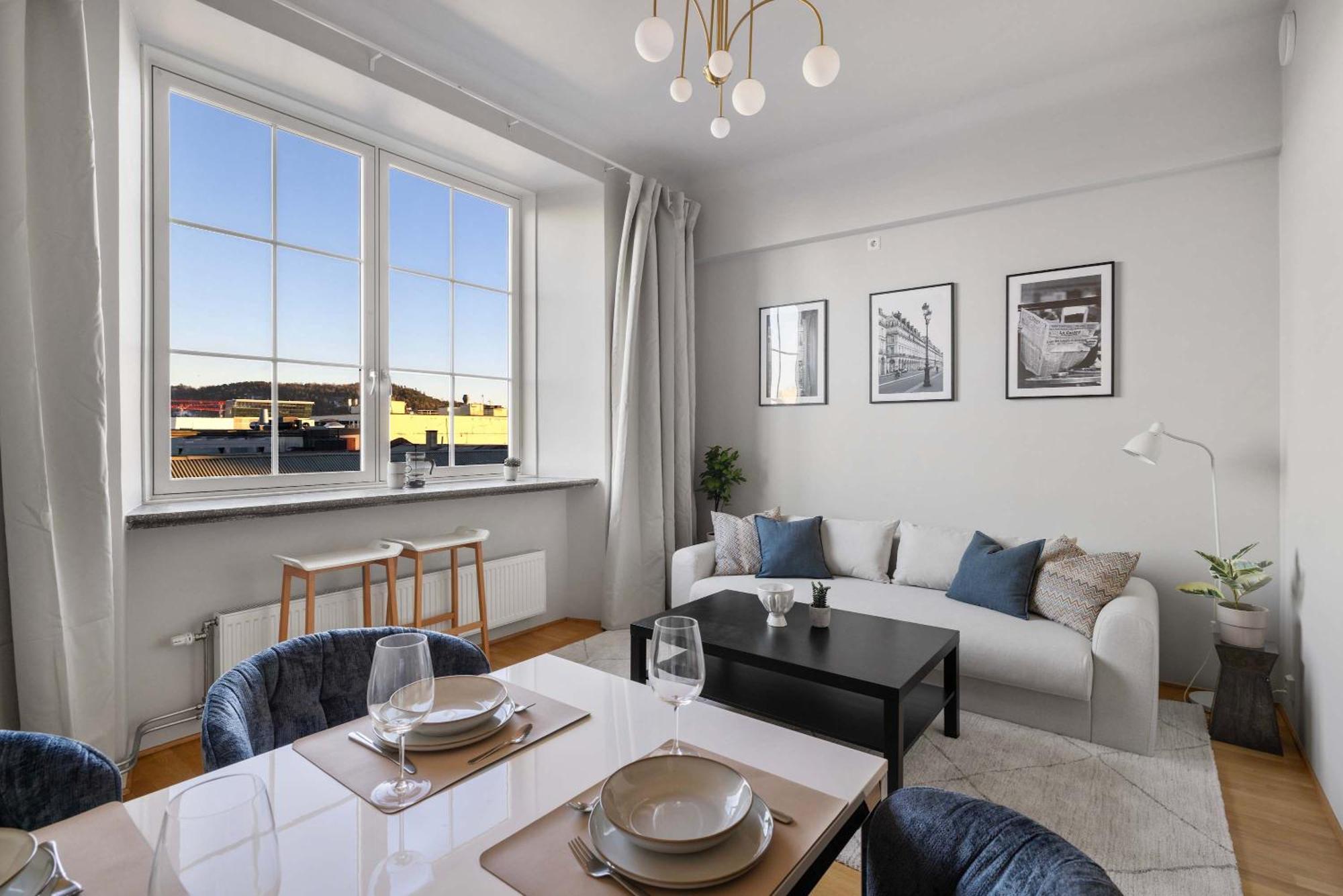 Dinbnb L Cozy Modern In - 1 Min To Tram Lägenhet *